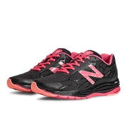 Women's Walking New Balance 1745 Black with Coral Pink H3o1612